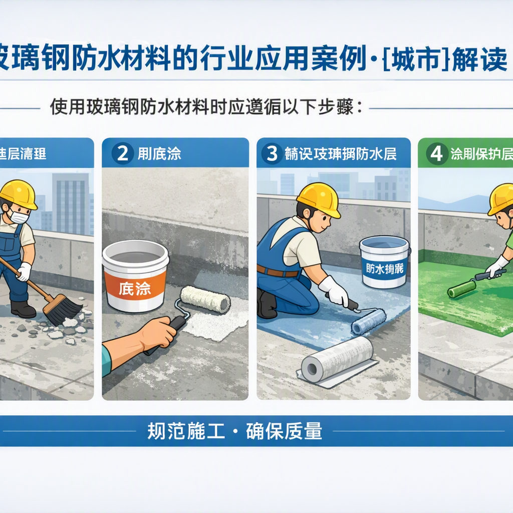 玻璃钢防水材料的行业应用案例,佳木斯解读