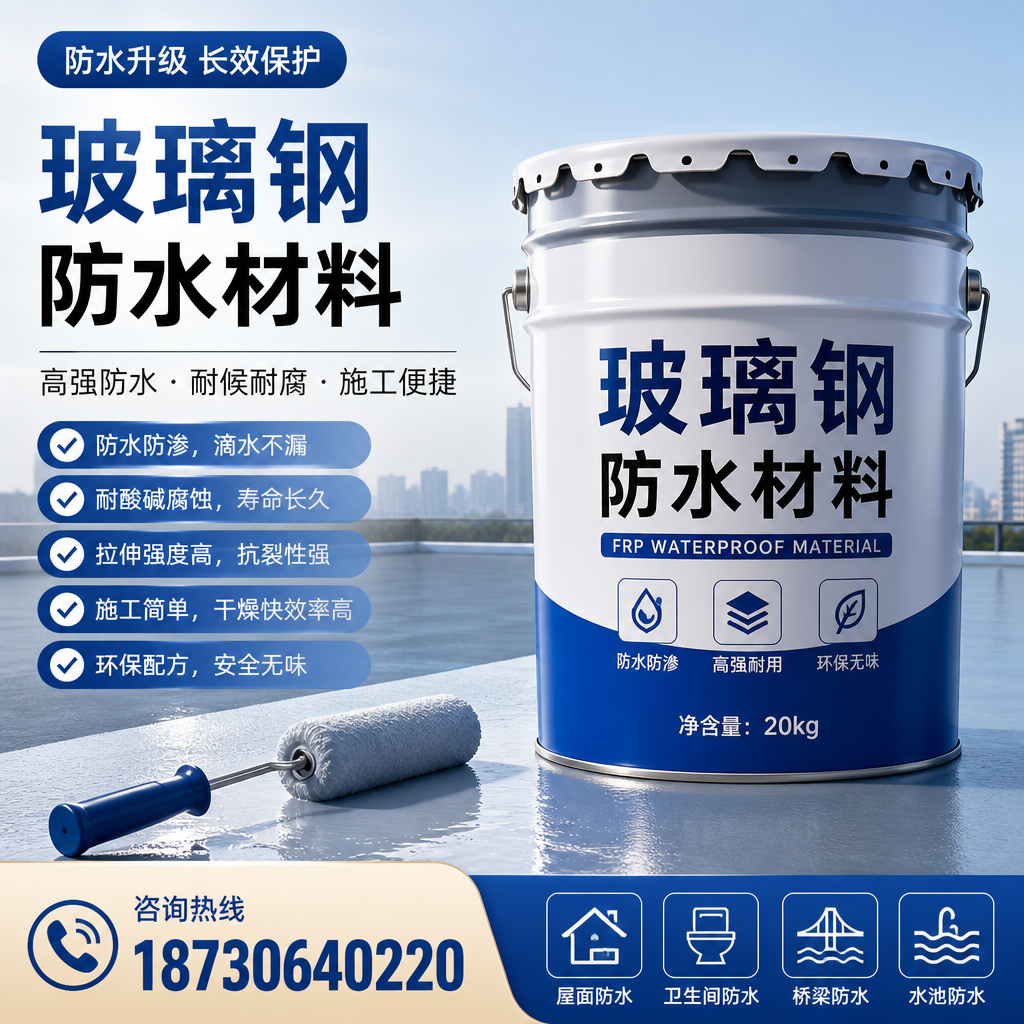 专家解析：玻璃钢防水材料的市场前景分析在 佳木斯